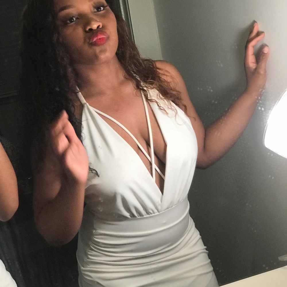 White-Bodycon Dress